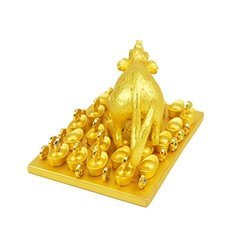 fengshuisale fengshuisale Feng Shui Mongoose with Jewel for Wealth W Red String Bracelet W2530