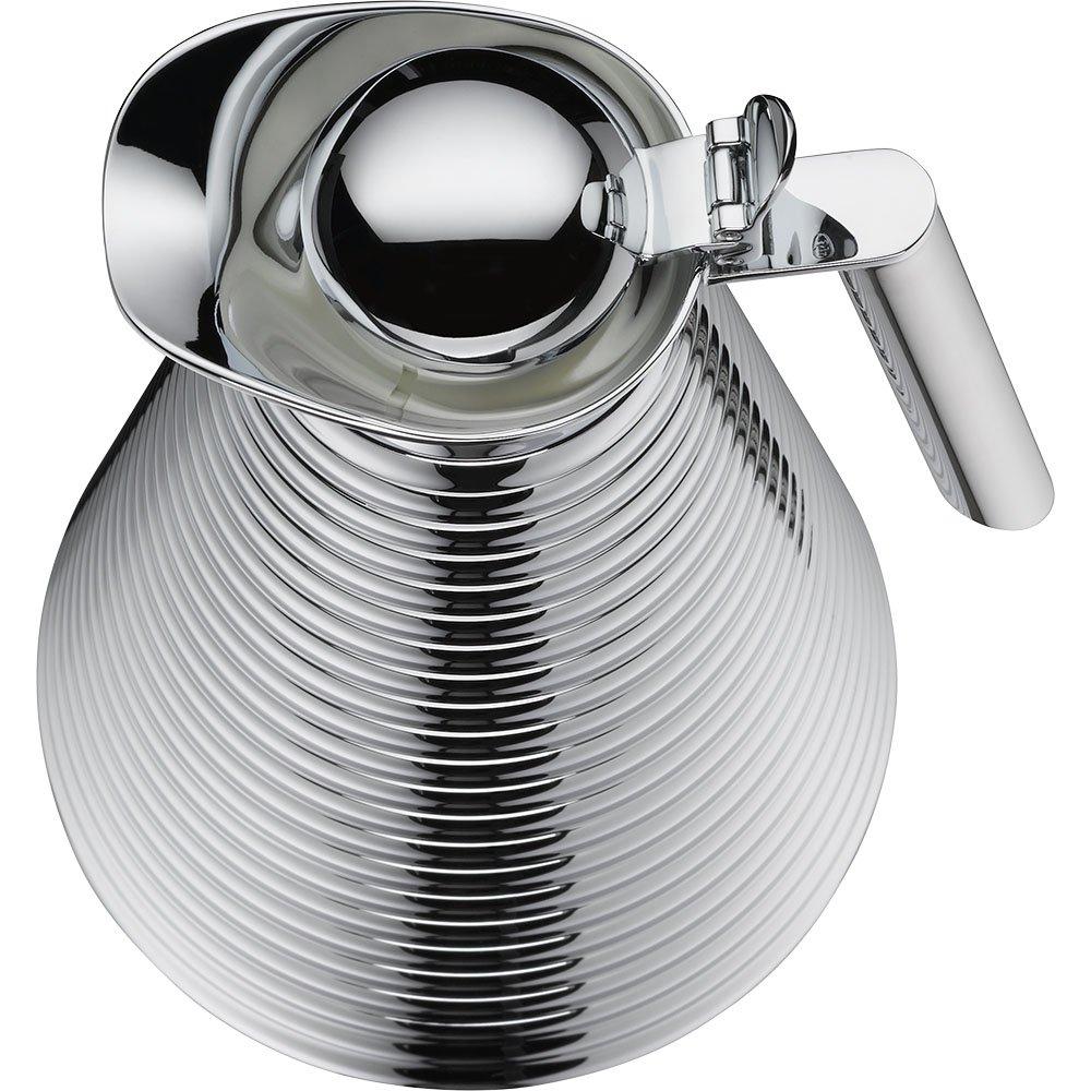 Alfi Alfi Glass Vacuum Chrome Plated Copper Thermal Carafe for Hot and Cold Beverages, 1.0 L, Chrome, One Size (AG1400CM2)
