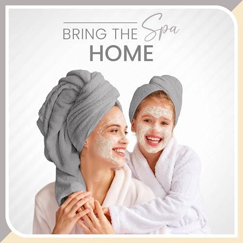 Martex Martex 6-Piece Luxury 100% Cotton Towel Set | Quick Dry | Super Absorbent | Super Soft 100% Ringspun Cotton Towels | 2 Bath Towels | 2 Hand Towels | 2 Wash Cloths | Silver