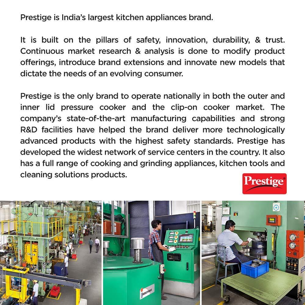 PRESTIGE Prestige PRPDP Pressure Cooker, 5-Litre, Silver