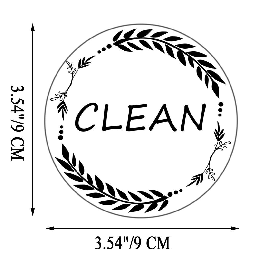 DBlosp Clean and Dirty MagnetDishwasher Magnet Clean Dirty Sign IndicatorReversible Dish Washer Sign, Double Sided Strong Kitchen Flip IndicatorApartment Must Haves Kitchen Necessities