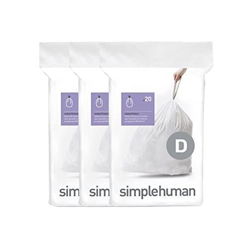 simplehuman simplehuman 35 litre dual compartment under counter pull-out can heavy-duty steel frame + code D 60 pack liners