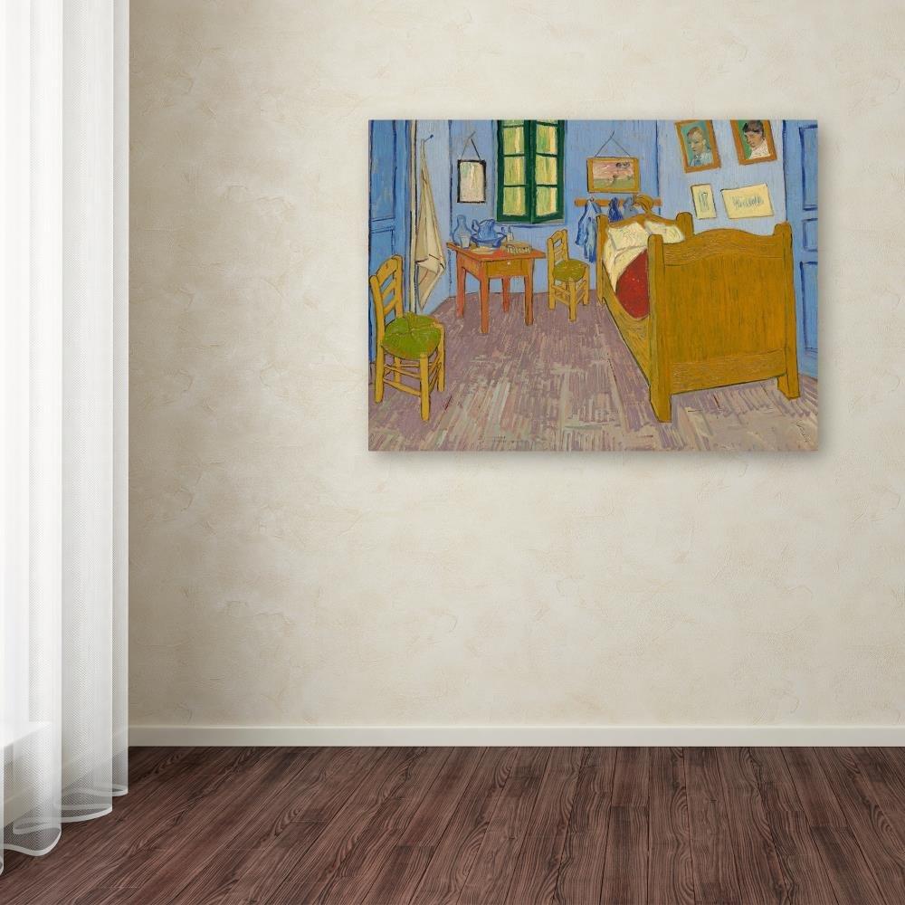 Trademark Fine Art Trademark Fine Art Van Gogh's Bedroom at Arles Wall Dcor, 35 in x 47 in
