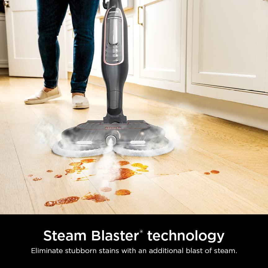 Shark Shark S7201 Steam & Scrub with Steam Blaster Technology All-in-One Hard Floor Steam Mop with 3 Steam Modes & LED Headlights, Black