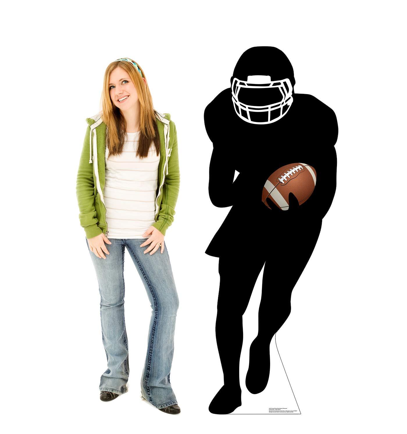 Cardboard People Cardboard People Football Player Runningback Silhouette Life Size Cardboard Cutout Standup
