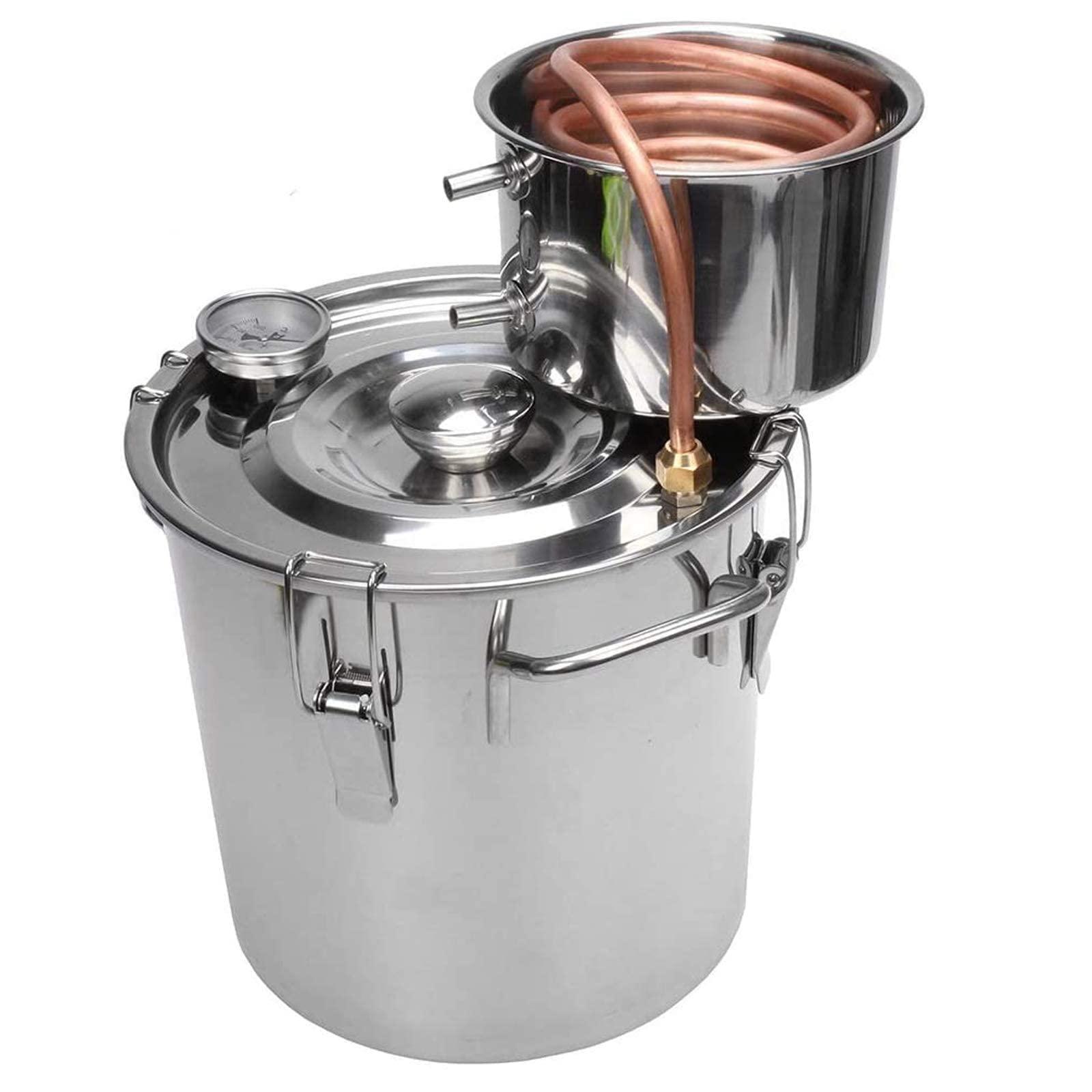 ANZAGA ANZAGA Distilling Kit w/Build-in Thermometer, Home Brewing,6 l/1.5 gal