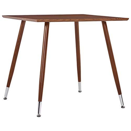 ZQQLVOO ZQQLVOO Bar Table Height Pub Table Bistro Kitchen Cafe Dining Easy Assemble Dining Table Brown 31.7\"x31.7\"x28.7\" MDF