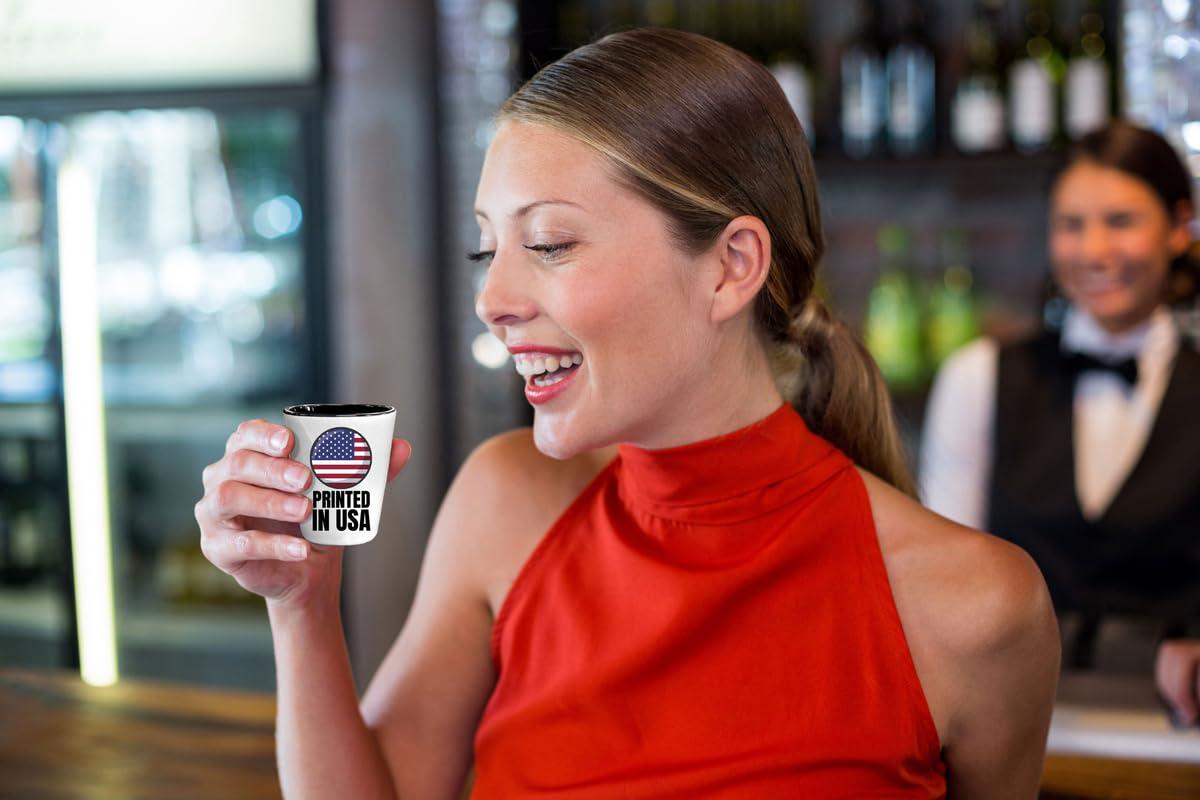 EzGift Shawn Shot Glass Custom Name Personalized Gift Idea 1.5 Oz Shotglass