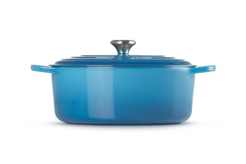 Le Creuset Le Creuset Enameled Cast Iron Signature Oval Dutch Oven, 6.75 qt., Marseille