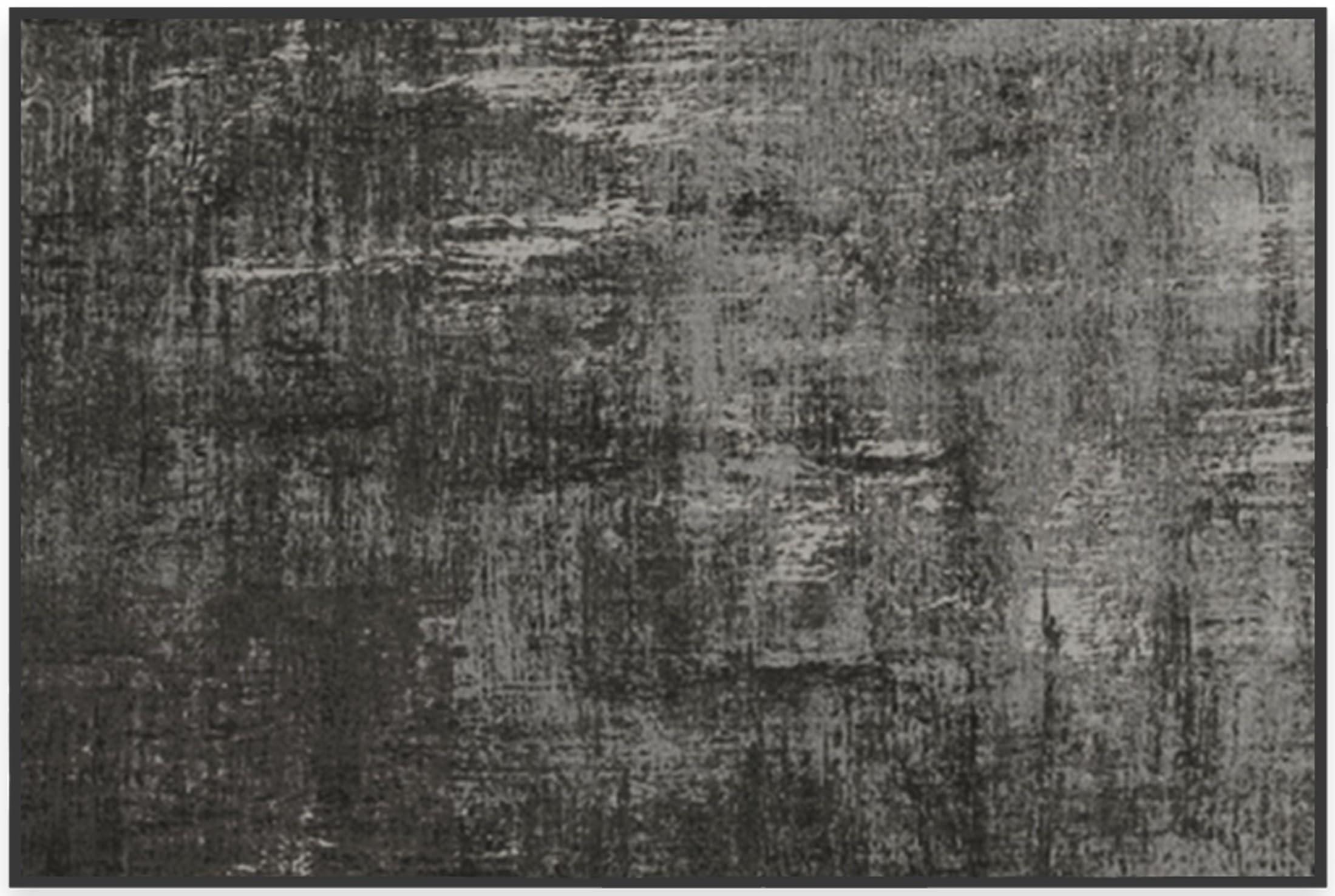 RUGGABLE Ruggable Washable 2x3 Area Rug, Impasto Greyscale, Premium Modern Rugs for Living Room, Bedroom, Kitchen, Office, Classroom with Gripper Non Slip Pad