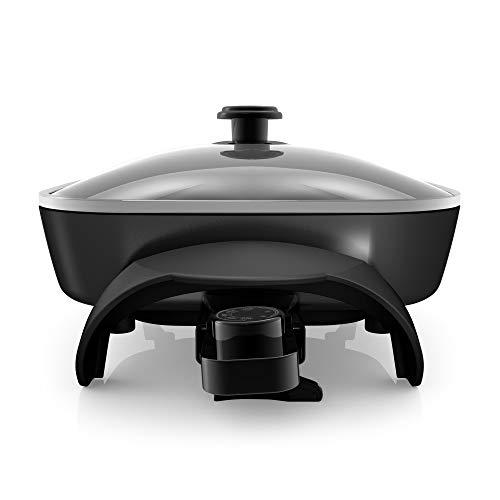 BLACK+DECKER BLACK+DECKER Electric Skillet, Variable Temperature Control, Nonstick Cooking Surface, Dishwasher Safe, Tempered Glass Lid, 12\"x15\"