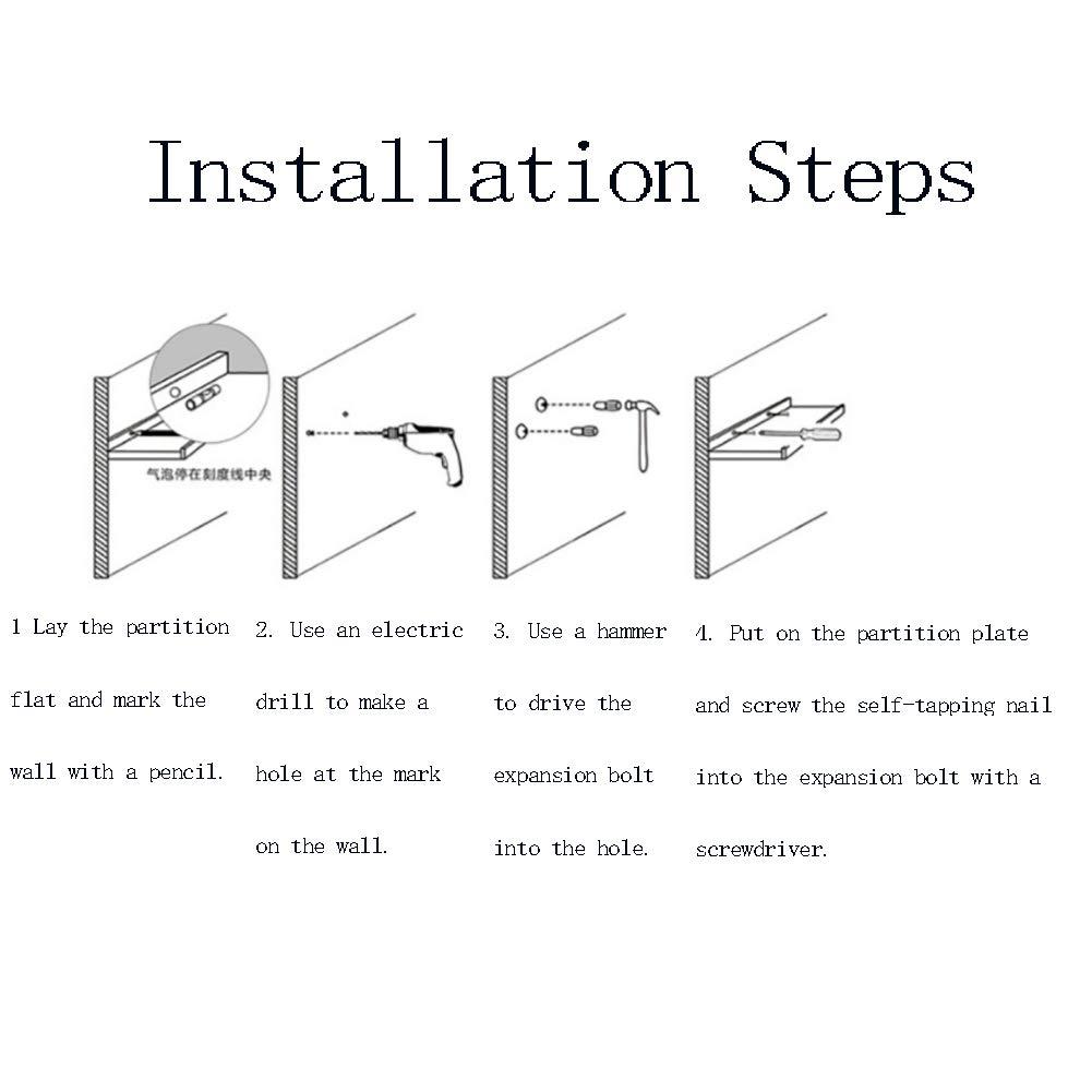 Wddwymll Wddwymll Set of 3 MDF Floating Shelves,30/40/50cm U Shaped Floating Wall Shelves,Easy to Install Wall Shelf,Load Capacity 22kg,for Bathroom, Bedroom, Living Room,Kitchen(9 Colors)