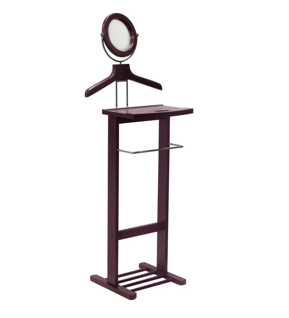 Winsome Winsome Valet Stand with Mirror, Open Base
