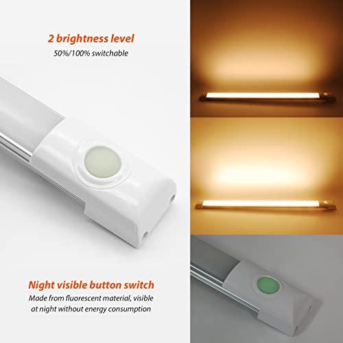 Dream lighting Dream lighting 12 Volts LED Under Cabinet Strip Light with Switch 12 inch Warm White for RV, Camper and Motorhome