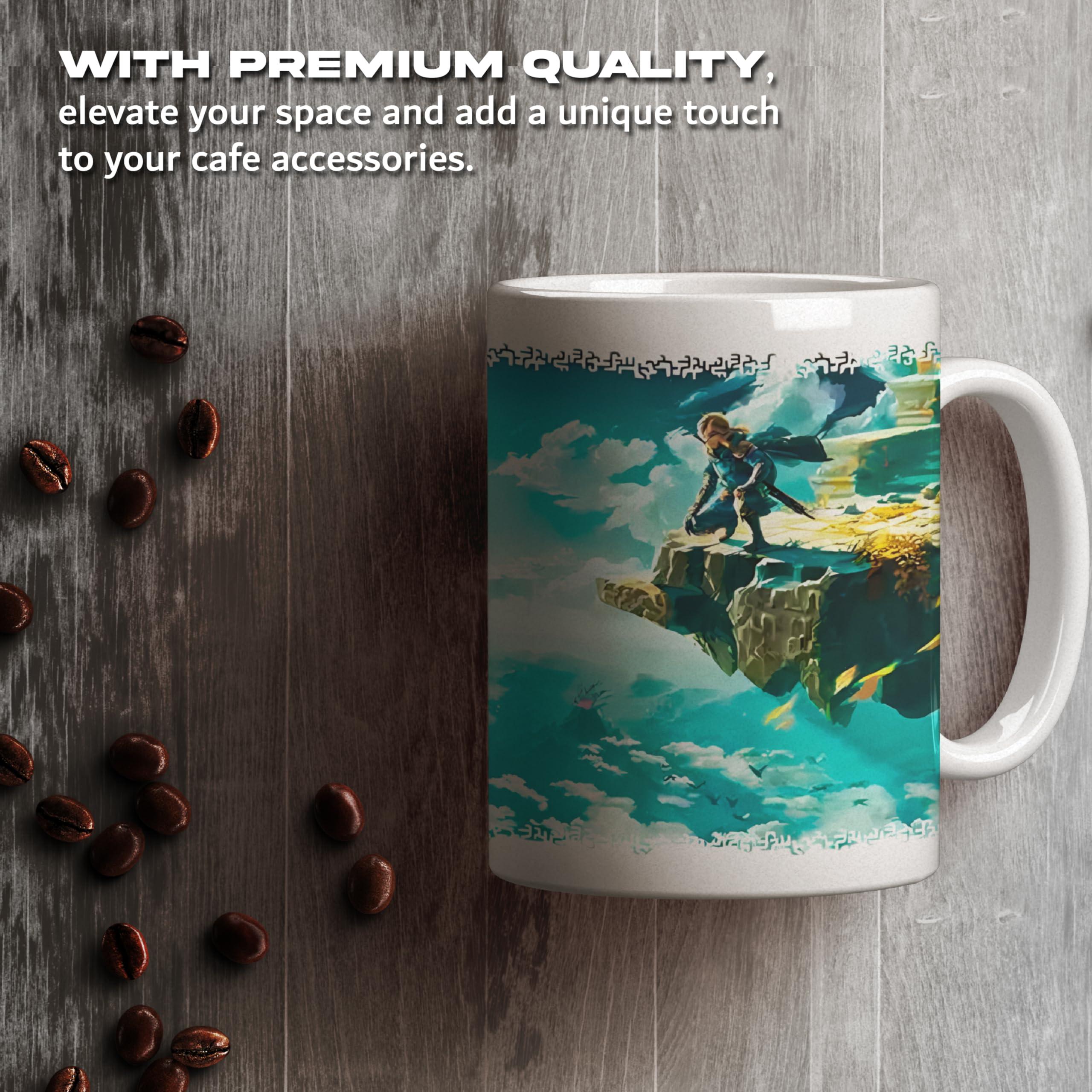 Pyramid America Pyramid America - Zelda Mug - The Legend of Zelda Tears of the Kingdom - 11 oz. Ceramic Mug for Coffee, & Milk Tea - Perfect Addition to Your Kitchen, Home Essentials or Gaming Desk