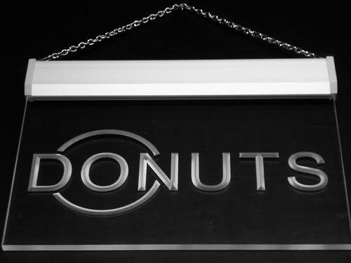 ADVPRO ADV PRO i394-b Donuts Cafe Resturant Advertising New Light Sign