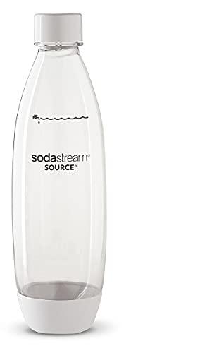 sodastream Sodastream 1l Carbonating Bottles - Fit to Source/Genesis deluxe Makers (Twin Pack) (White)