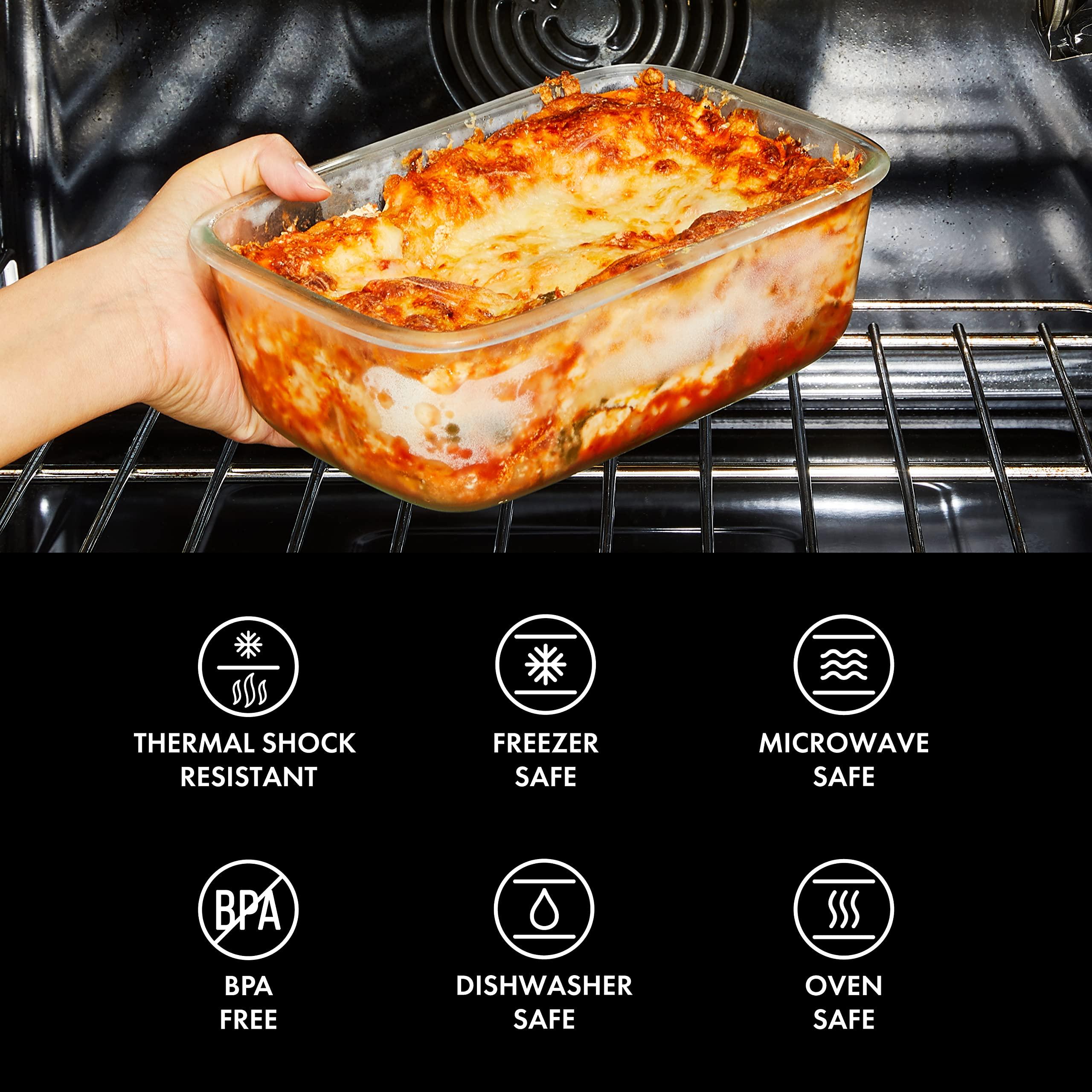 OXO OXO Good Grips 2 Cup Smart Seal Glass Round Food Storage Container, Clear, 1 Count (Pack of 1)