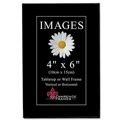 Lawrence Frames Lawrence Frames 350046 Images Collection Picture Frame, 4" x 6", Black