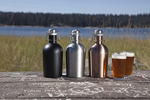 LEGACY - a Picnic Time Brand Stainless Steel 64-Ounce Beer Growler by LEGACY - a Picnic Time Brand, Silver Finish