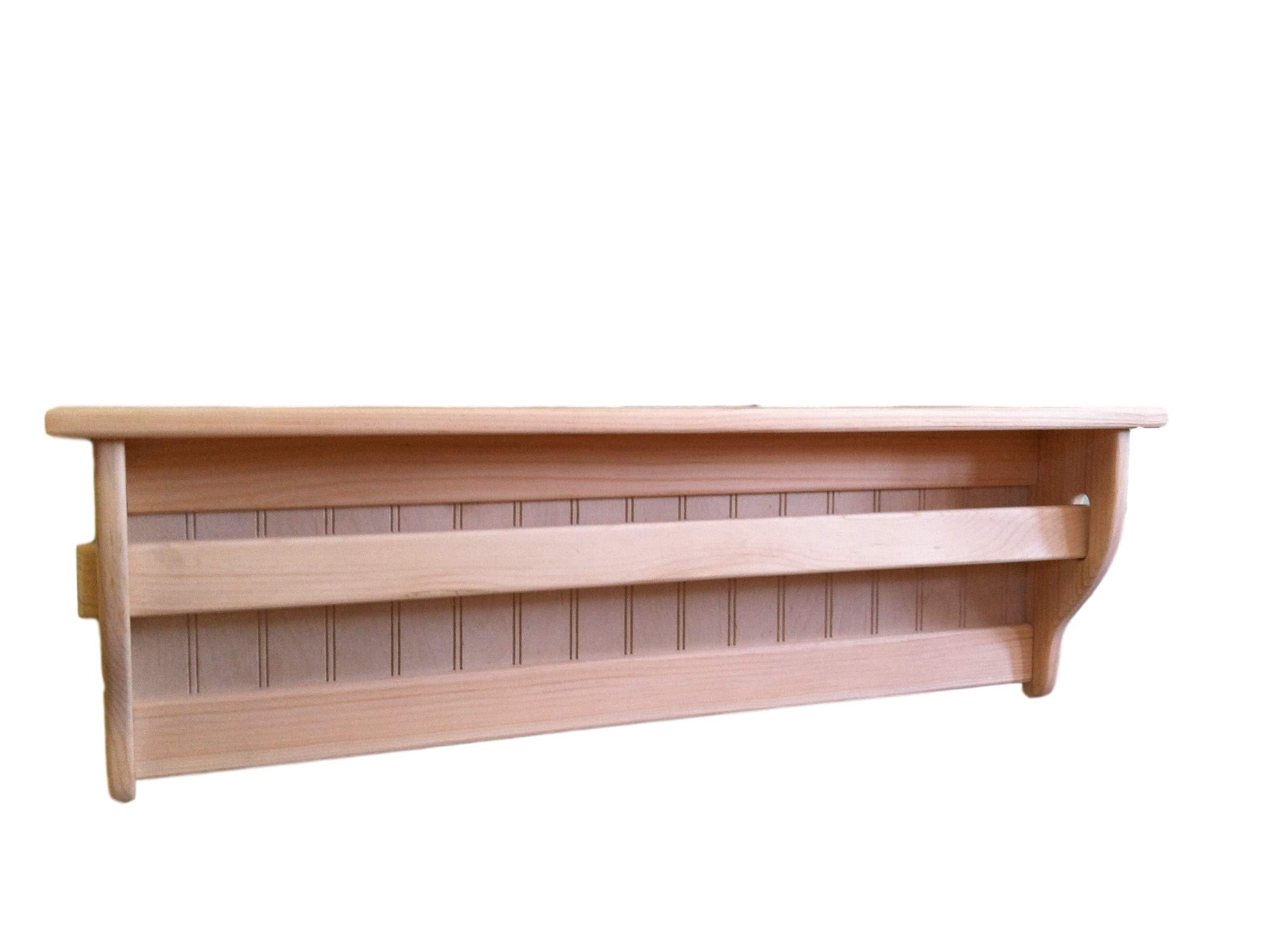 Appletree Woodcrafts Rustic Wood Quilt Rack 42\" Wide