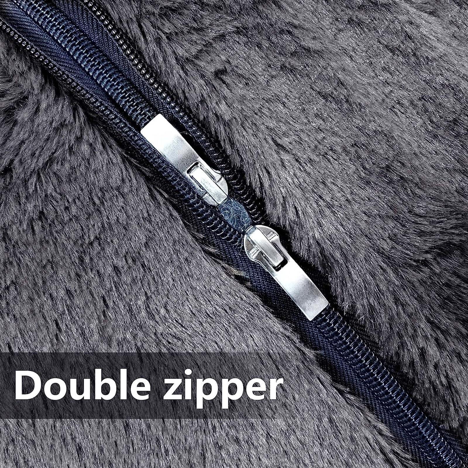 EKWQ Bean Bag,Giant Fur Bean Bag Chair Cover for Adults Kids (Without Filling) Comfy Fluffy Giant Round Beanbag Lazy Sofa Cover for Reading Chair Floor Chair Lazy Sofa Bed Cover Soft Fluffy Faux BeanBag