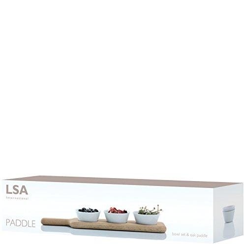 LSA International LSA PX04 Paddle Bowl Set & Oak Paddle L15.75in W3.5in