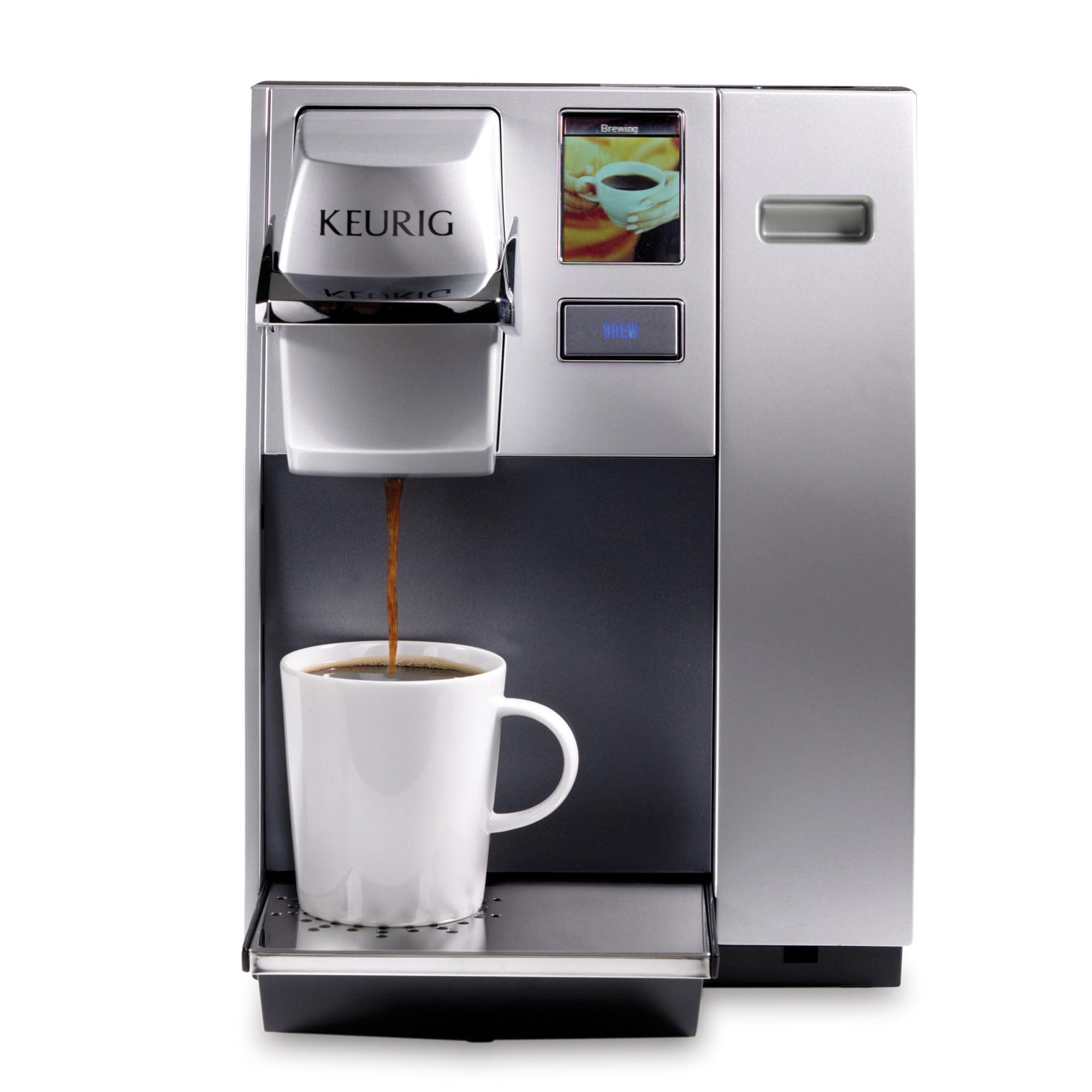 Keurig Keurig K155 Office Pro Single Cup Commercial K-Cup Pod Coffee Maker, Silver