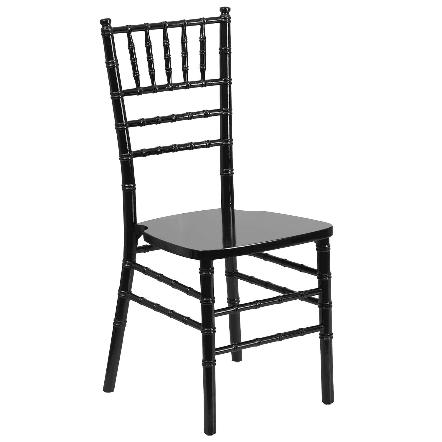Flash Furniture Flash Furniture HERCULES Series Black Wood Chiavari Chair
