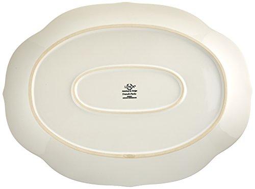 Lenox Lenox French Perle Oval Platter, White -
