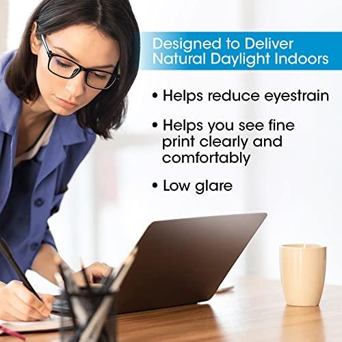 OttLite OttLite Creative Curves LED Desk Lamp with Adjustable Neck - Dimmable with 4 Brightness Settings & Energy Efficient Natural Daylight LEDs for Home Office, Computer Desk, & Dorms