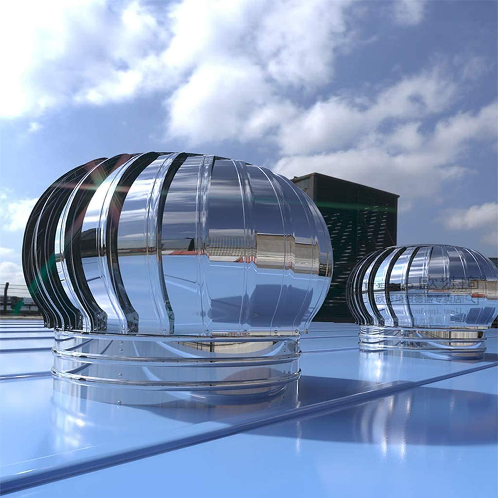 XD Designs XD Designs Rotating Chimney Cowl, 304 Stainless Steel Vent Cowl Rotating Spinner Anti-Downdraught, for Chimneys and Exhaust Vents Chimney Pots,200mm