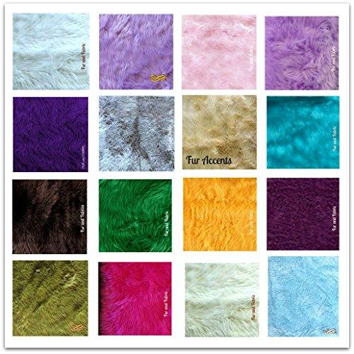 Fur Accents Teddy Bear Shag Rug Faux Fur Shaggy Sheepskin Play Rug Nursery Crib Carpet (5\'x5\', Polar Bear Off White)