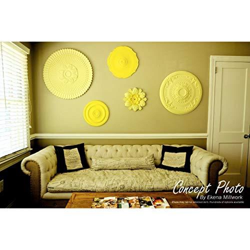 Ekena Millwork Ekena Millwork CM07ODAGF Odessa Ceiling Medallion, 7 1/2\"OD x 1 1/8\"P (Fits Canopies up to 2 1/2\"), Hand-Painted Athenian Green