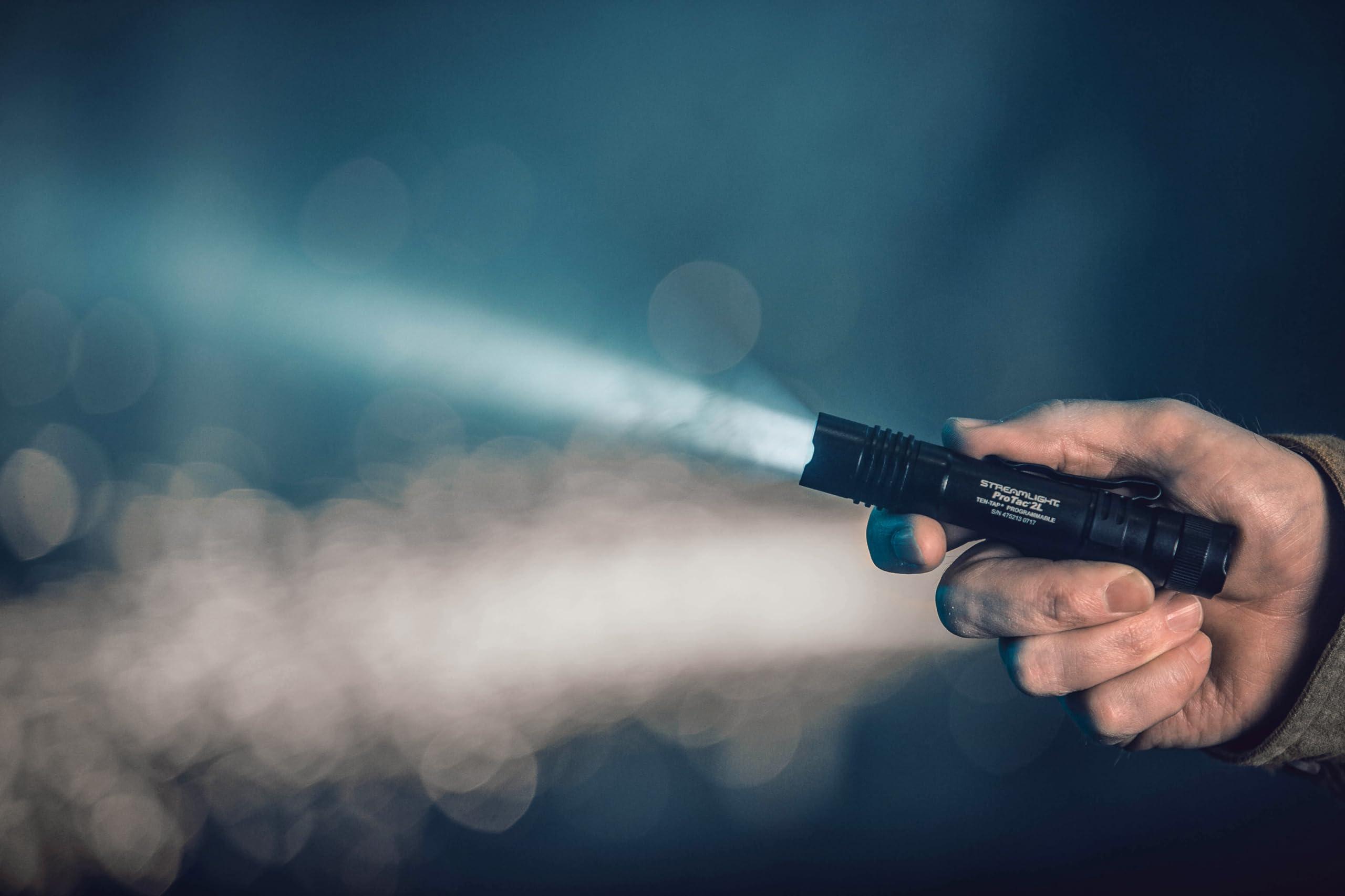 Streamlight Streamlight 88031 ProTac 2L 350-Lumen EDC Professional Flashlight with CR123A Batteries, and Holster, Black, Clear Retail Packaging