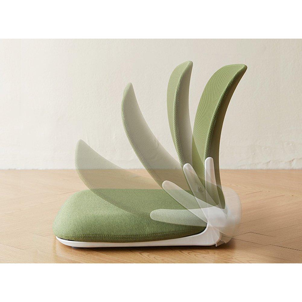 iRoom iRoom Plico Relaxing Tilting Function Ergonomic Foldable Floor Chair Adjustable Angle Back-Rest Stadium Seat (Green)