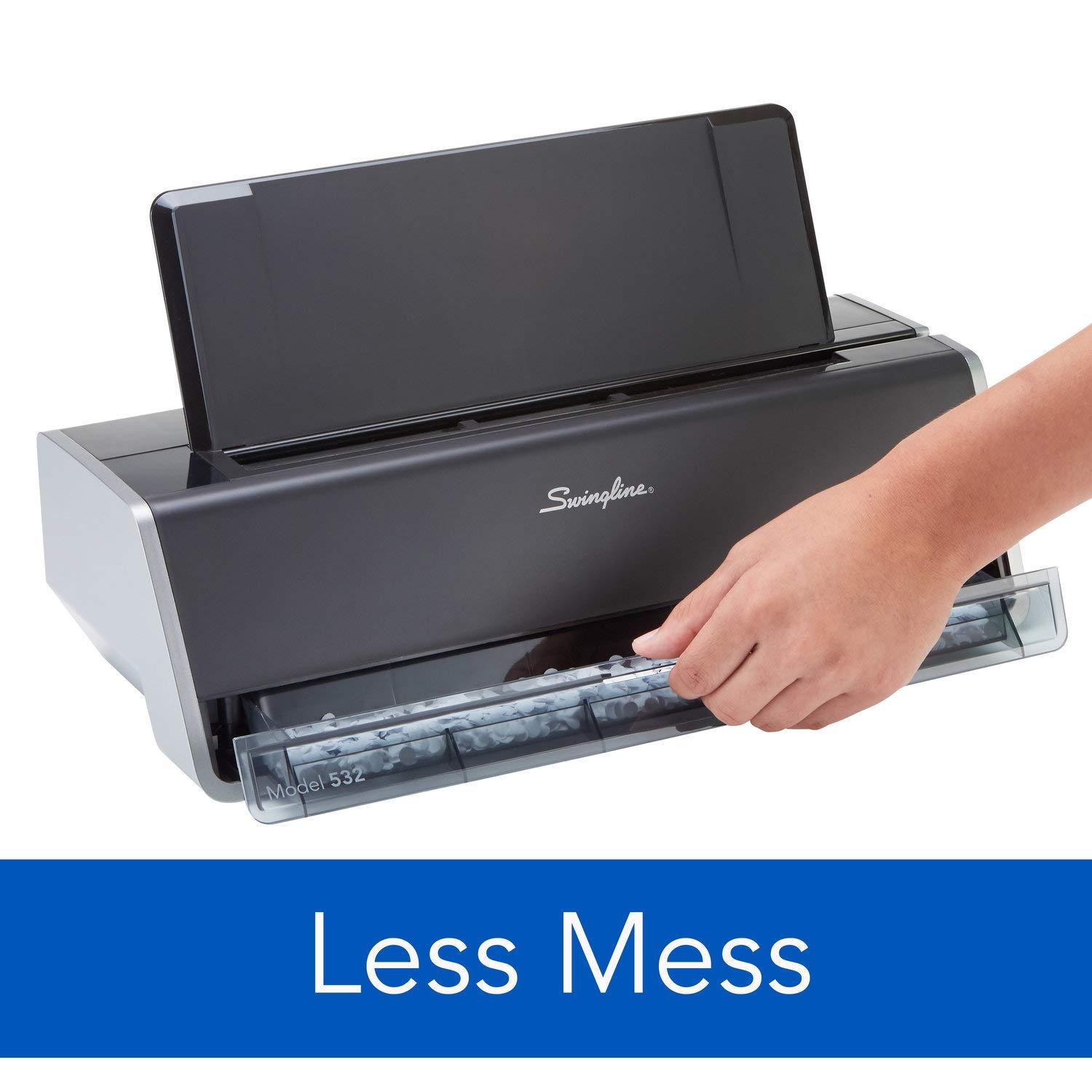 Swingline Swingline Electric Hole Puncher 2 Hole, 28 Sheet Capacity Hole Punch, Jam Resistant, Touch Screen, Platinum (74532)