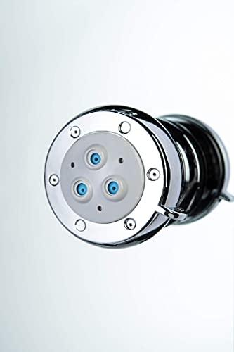 Blue Ocean Blue Ocean 52" Aluminum SPA392M Shower Panel Tower with Rainfall Shower Head, 8 Multi-functional Nozzles