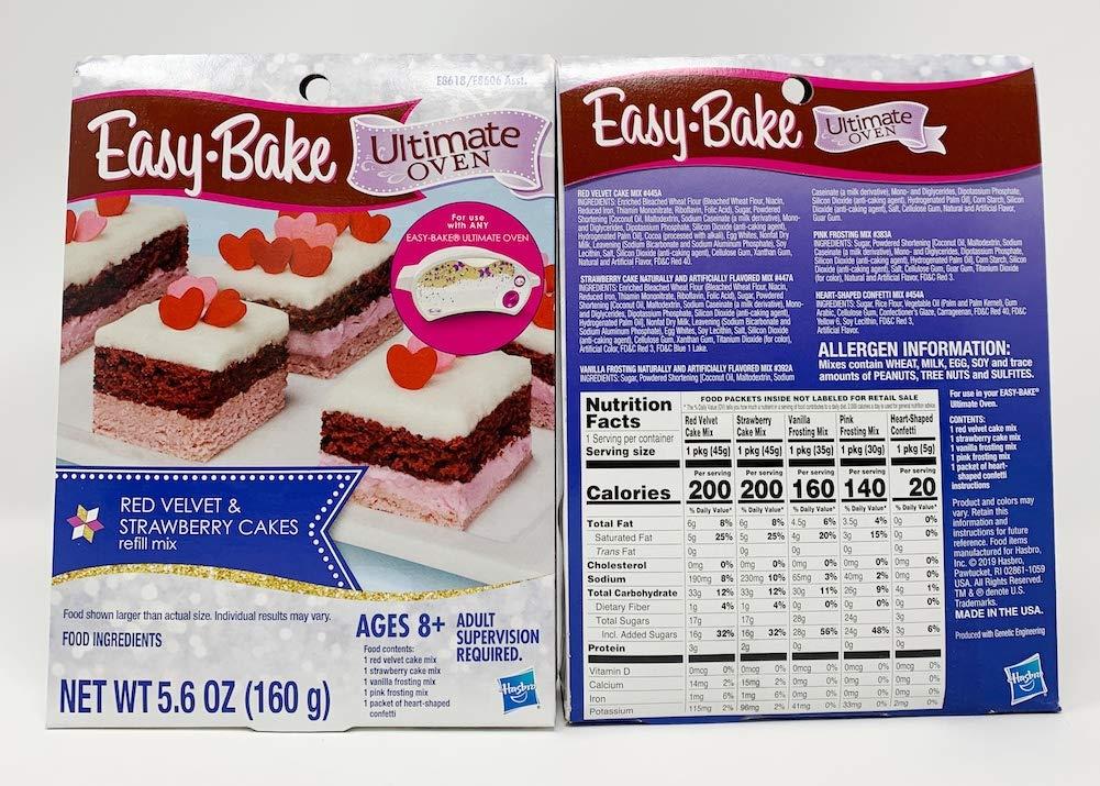 Easy Bake Oven Easy Bake Oven Easy Bake Ultimate Oven Bundle Baking Star Edition + Larger Size 13.8 Oz. 3-Pack Refill Mixes (Pizza, Whoopie Pies and Red Velvet & Strawberry Cakes) + Mini Whisk