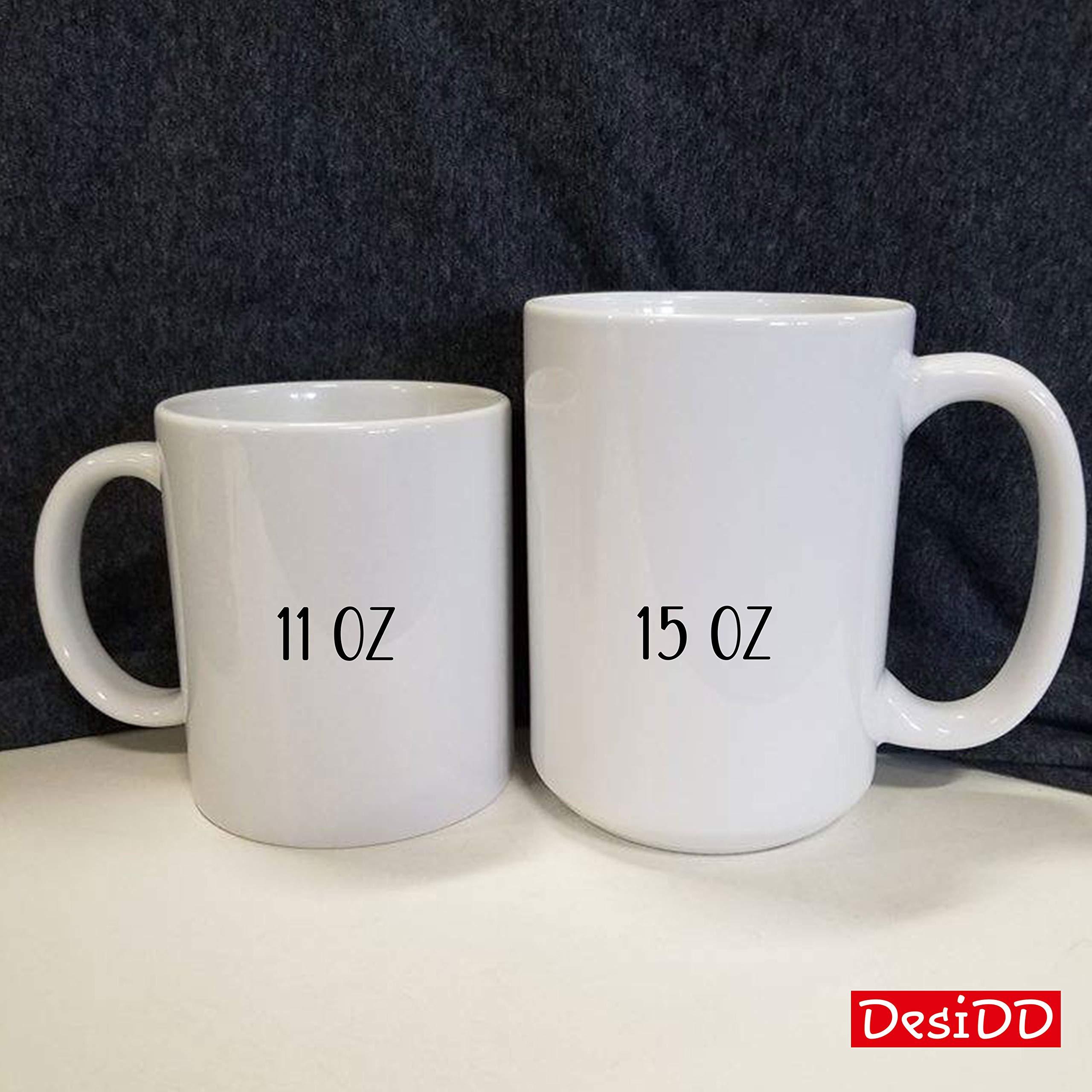 DesiDD Gifts for 37 Year Old Men - Funny Gag Gift for His 37th Birthday or Valentines Day - Unique Present for Him, Husband, Dad - White Ceramic Coffee Mug