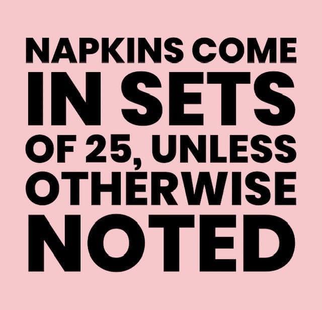 Generic Football Party, Funny Super Football Game - Dinner Napkins - Set of 25