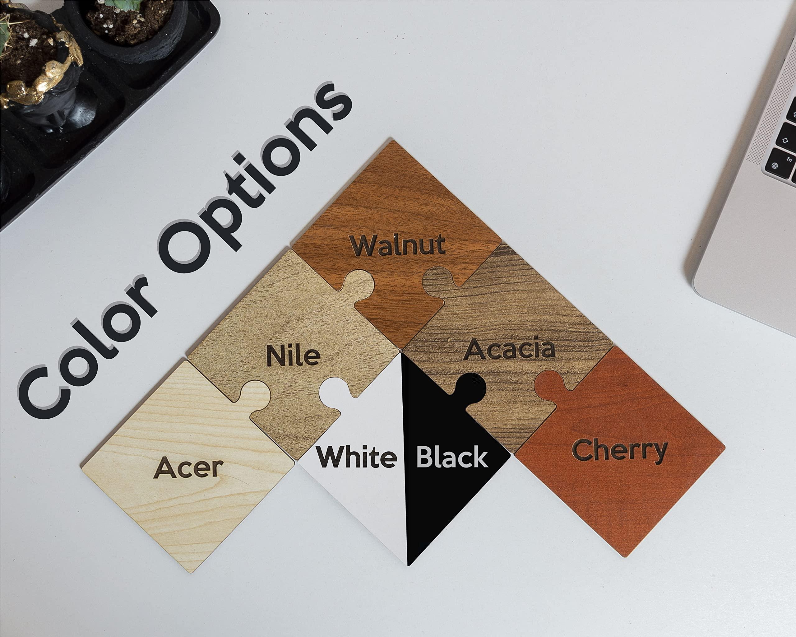 Ent Wood Art Geometric mountain wood wall art decor, 3 piece mountain wooden wall decoration, Large geometric wall art