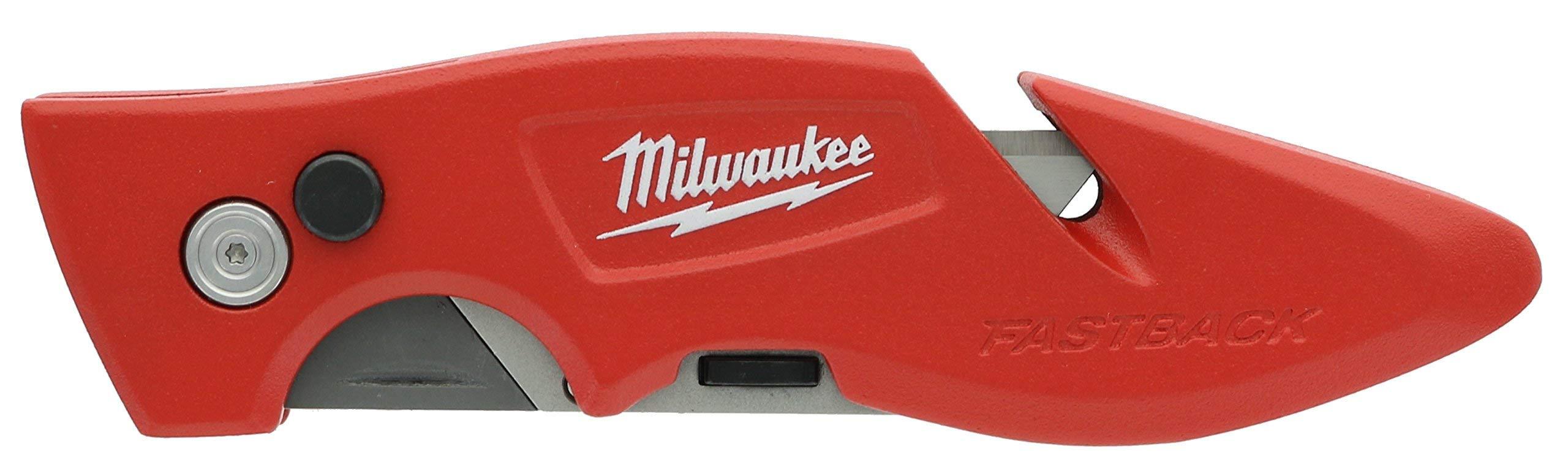 Milwaukee Milwaukee 48-22-1901F Fastback Utility Knife with Wire Stripping Compartment, and Gut Hook (2 Pack of 48-22-1901)