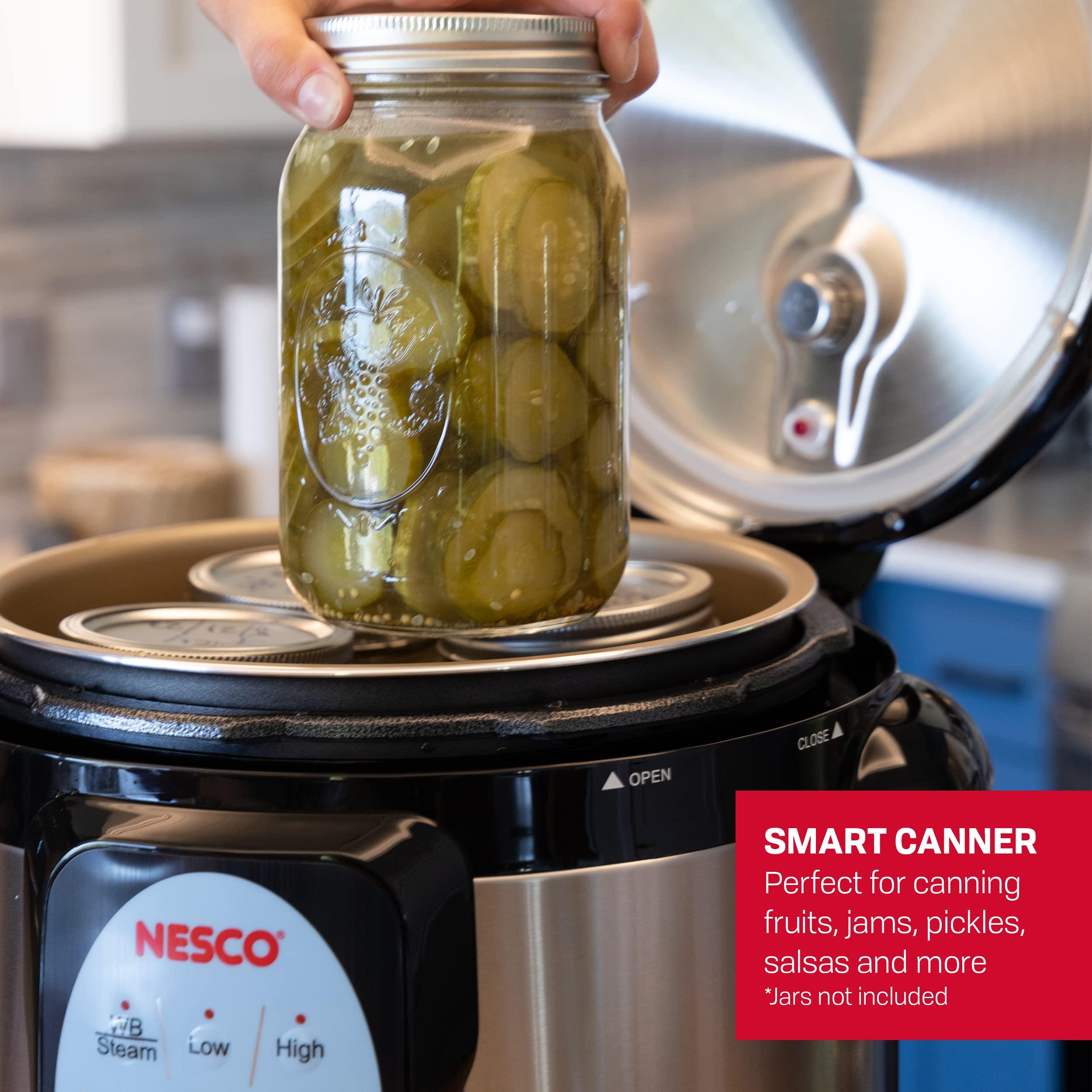 Nesco NESCO NPC-9 Smart Electric Pressure Cooker and Canner, 9.5 Quart, Stainless Steel
