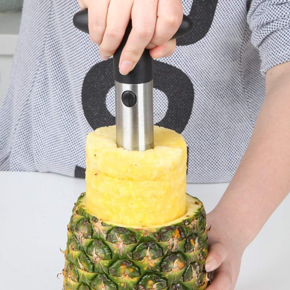 OXO OXO Good Grips Stainless Steel Pineapple Corer & Slicer,Silver/Black