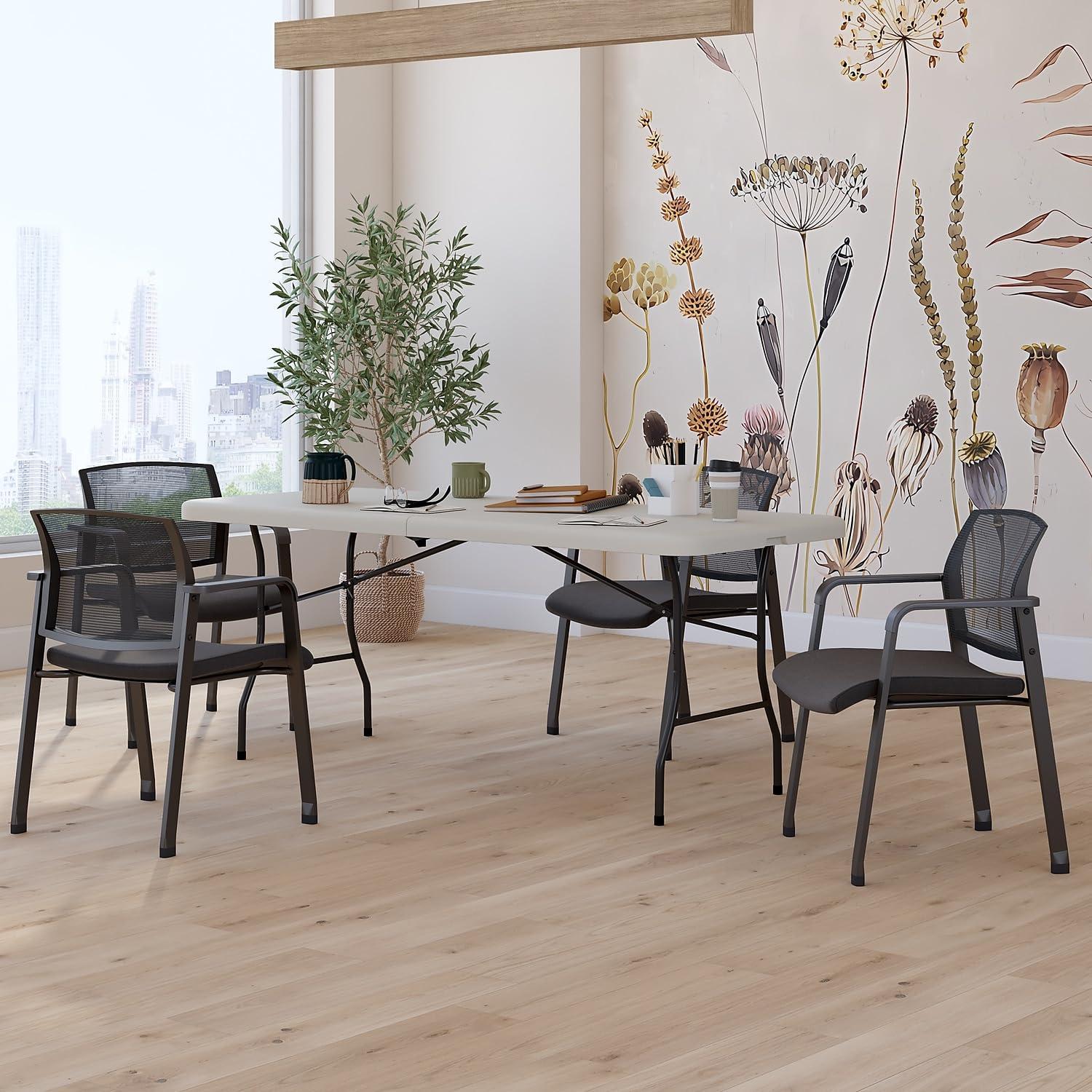 STAPLES STAPLES 470949 6-Ft Fold in Half Folding Table