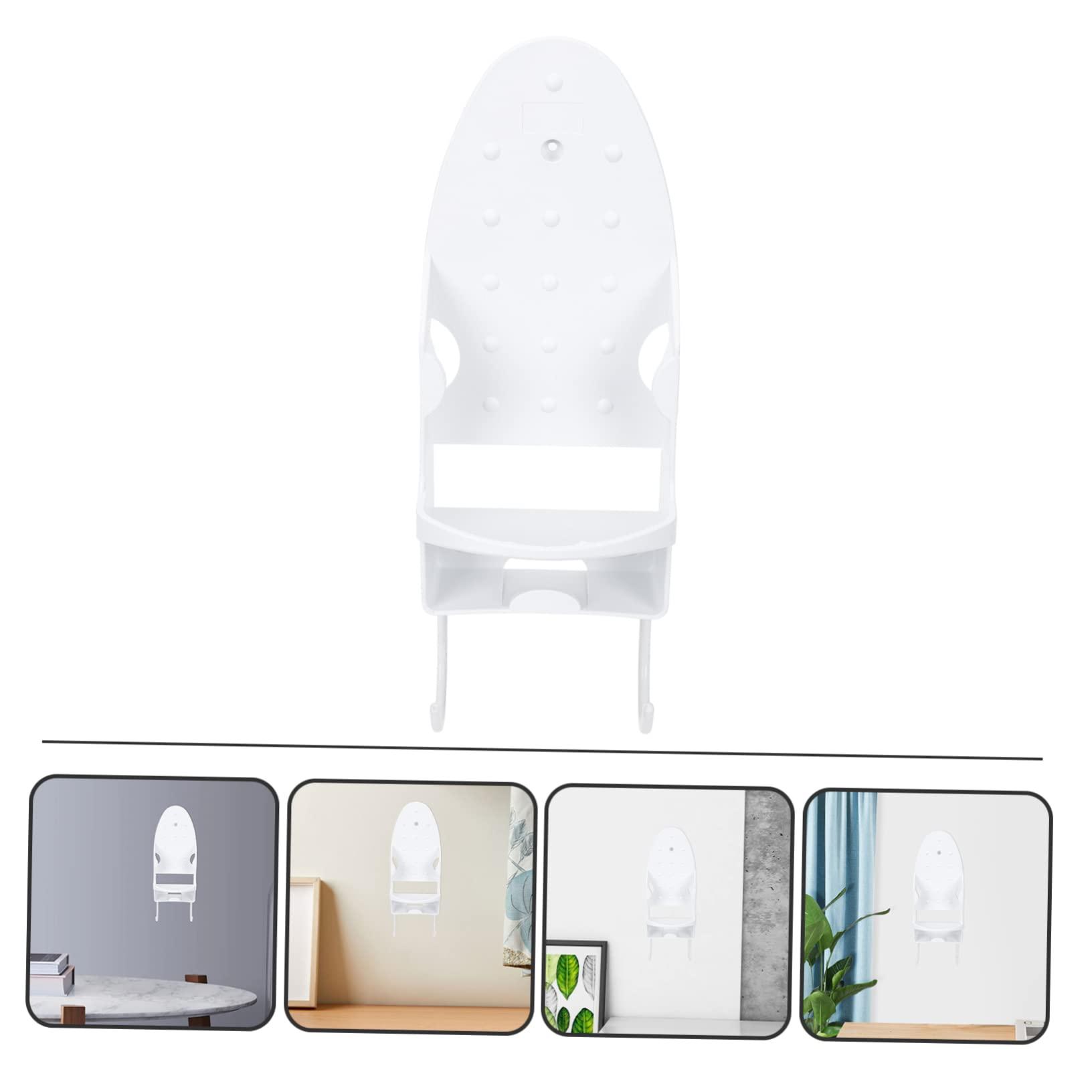 Yardenfun Yardenfun Iron Storage Rack Black Clothes Hangers Hook Hanger Ironing Board Wall Hanger Ironing Board Hook Wall Mount Clothing Rack Black Hanger Ironing Board Organizer Hooks White Pbt