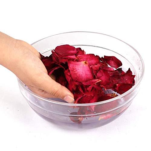 Bamboopack 100 Grams Dried Natural Real Red Rose Petals Real Flower Rose Petals for Bath Aromatherapy Wedding Party Decoration Crafts Accessories