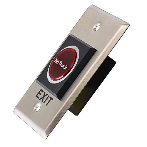 LBS LBS Touchless No Touch Door Infrared Sensor Exit Button Switch for Access Control Systems Gates and Garage Openers