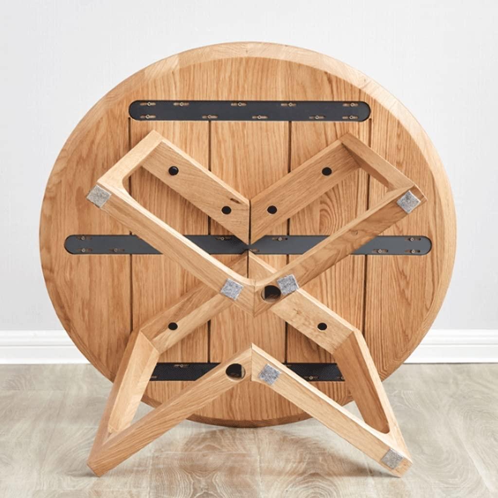QQWW Side Table Coffee Side Table All Solid Wood Round Coffee Table Nordic Simple Modern High-end Oak End Tables Decoration Living Room Perfect Furniture